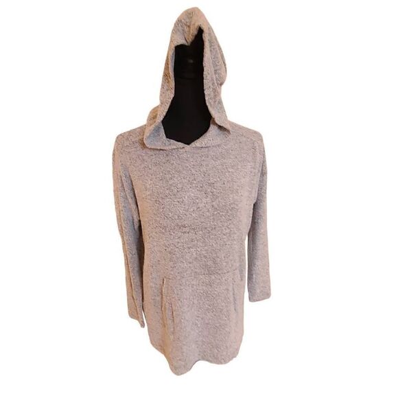 Lou & Grey Soft Gray Pull-Over Hoodie Sweatshirt Sweater XS - Picture 12 of 12